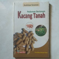 Pedoman Bertanam Kacang Tanah