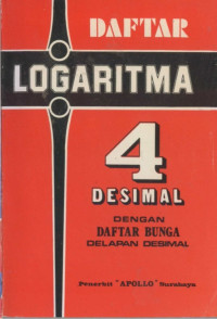 Daftar Logaritma 4 Desimal (besar)